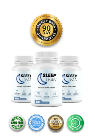 Sleep Lean supplement bottle — Nighttime Weight Support